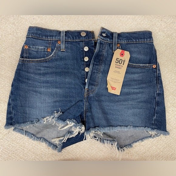 Levi's 501 Original Charleston Night Shorts - Picture 4 of 5